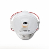 Máscara 3M 3 painéis 9332 Aura C válvula