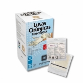 Luva Cirurgica Estéril Látex C Pó Descarpack  50 pares