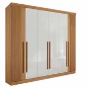 Guarda-roupa Ripado 6 portas 6 gavetas Detroit