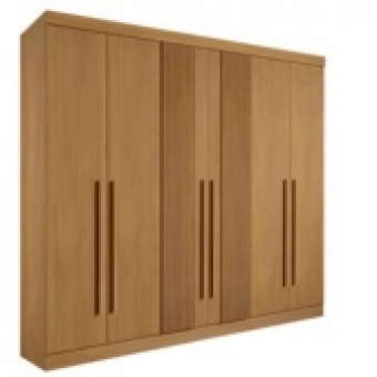 Guarda-roupa Ripado 6 portas 6 gavetas Detroit