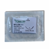 Fio Sutura Nylon Pret Shalon 45 cm 38 CIR TRG 2