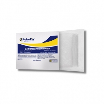 Compressa Agente Hemostático Polar Fix Non Woven 7,5X7,5CM