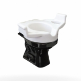 Assento Sanitário Elevado C Alças Fixas Carci 13cm