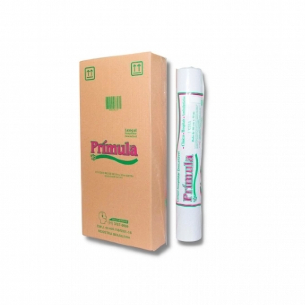 6 Rolo de Lençol de Papel Hospitalar Primula Branco