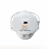 Máscara 3M 3 painéis 9322 Aura C válvula