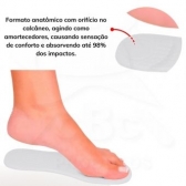 Palmilha 100% Silicone Anti Impacto TakeCare Inteira Lisa