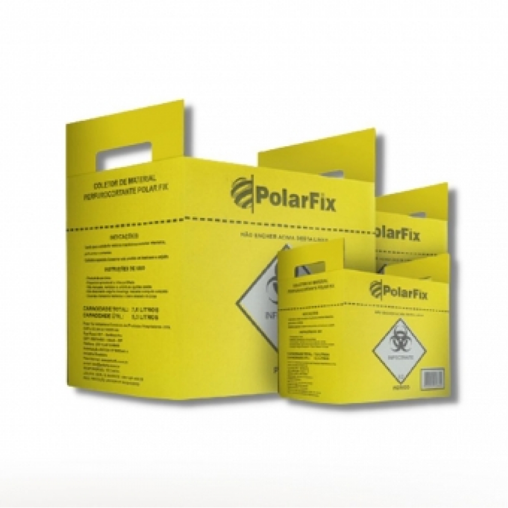 Caixa Coletora de Perfuro Cortante Polar Fix