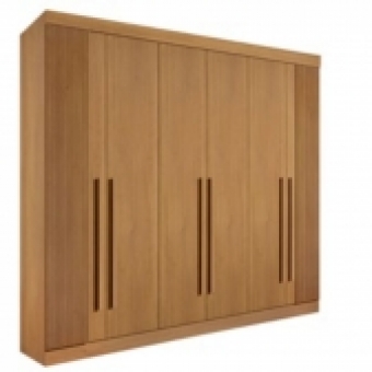 Guarda-roupa Ripado 6 portas 6 gavetas Detroit
