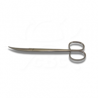 Tesoura Cirúrgica FinaFina Curva Weldon Aço Inox.