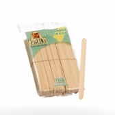 Palito abaixador de Língua Estilo Espátula Depilação 100un