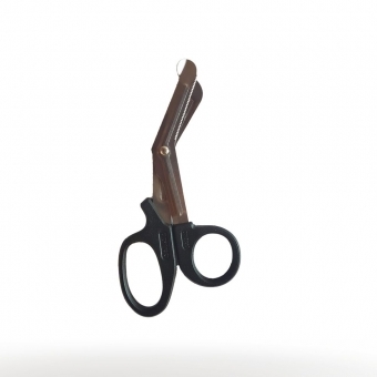 Tesoura Ponta Romba Resgate Aph Samu Bombeiro Socorrista G - 19 CM PRETA